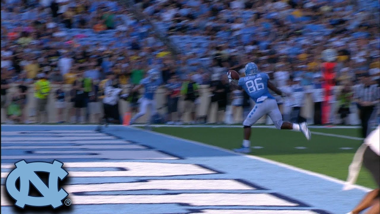 North Carolina's Carl Tucker Makes 1Hand TD Catch Look Easy YouTube