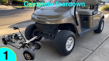 Ezgo TXT Complete Rebuild and Upgrade - Teardown