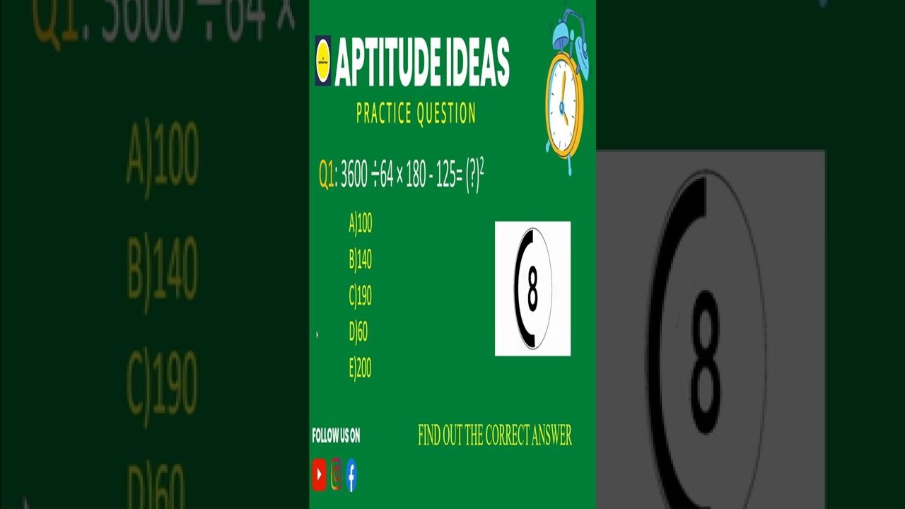 Speed maths practice question for banking  