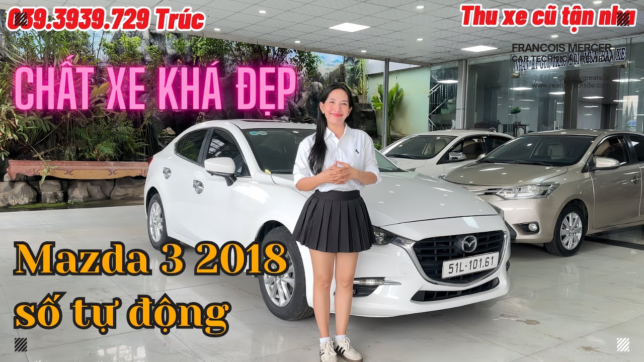 Mazda 3 2018 số tự động.chất xe còn khá đẹp cứng cáp(039.3939.729)Trúc