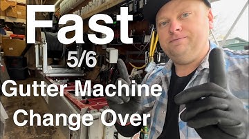⚡ QUICK GUIDE: KWM Gutter Machine 6K to 5K Changeover | Pro Speed Setup in 15 Minutes!
