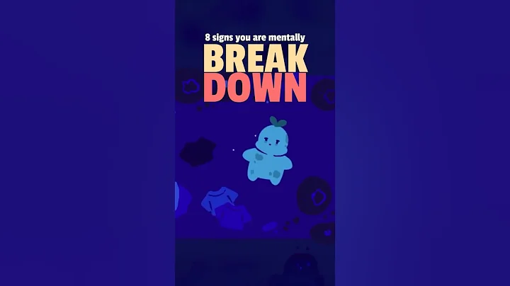 8 Signs You Are Mentally Breaking Down #mentalhealth #breakdown #mentalhealthawareness #burnout