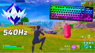 SteelSeries Apex Pro TKL ASMR 😴 Unreal Ranked 🏆 Satisfying Keyboard Fortnite 360 FPS 4K