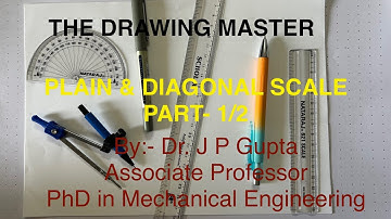 Scales | Plain & Diagonal Scale | Engineering Drawing | Engineering Graphics | Part-1/2