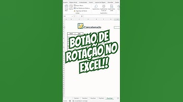Como usar botão de rotação no excel! #shorts