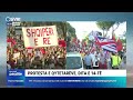 Protesta kundër Ramës, mijëra qytetarë në marshim: Në shesh bien në sy flamujt e shumtë