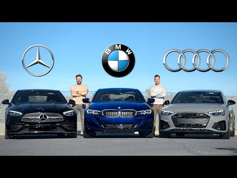 2023 BMW 3 Series vs Mercedes C-Class vs Audi A4 // The ,000 Question