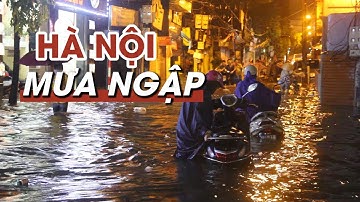 Đêm chật vật của người Hà Nội giữa mênh mông biển nước