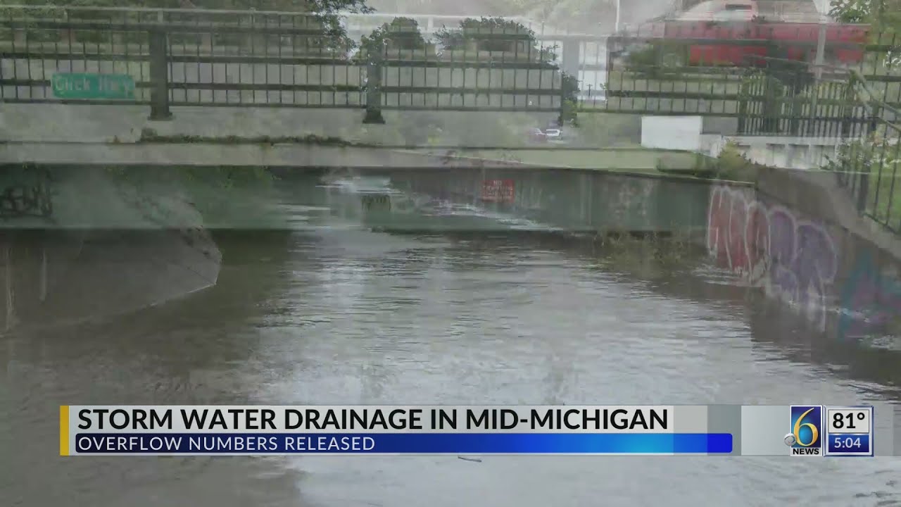 Storm water drainage in mid-Michigan - YouTube