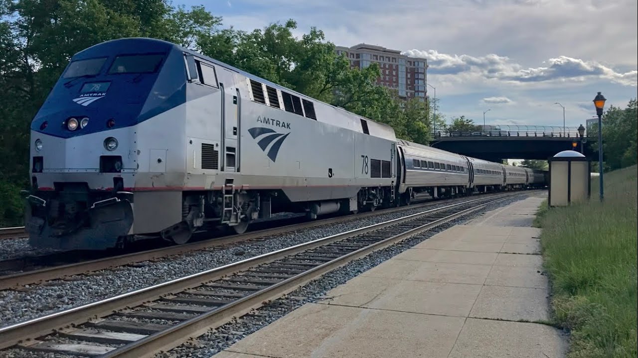 Amtrak P158 Arriving At Alexandria (5/06/23) YouTube