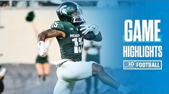 Florida Atlantic at Michigan State | Highlights | Big Ten Football | Aug. 30, 2024 thumbnail