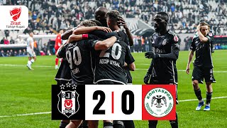 Özet Beşiktaş 2-0 Tümosan Konyaspor Ziraat Türkiye Kupası Çeyrek Final Maçı