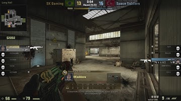 SK Coldzera 4K w/1v3 Clutch vs SpaceSoldiers Cache @ ESL COLOGNE 2017