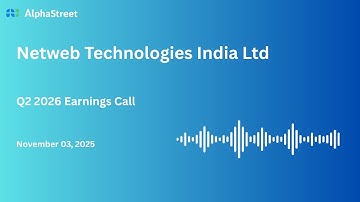 Netweb Technologies India Ltd Q2 FY2025-26 Earnings Conference Call