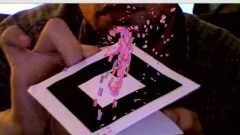 augmented reality in Quartz Composer, Particle blast, Kineme