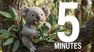 5 Minute Timer 🐨 Lofi Cute Koala Quiet Classroom Timer