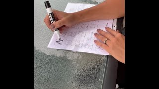 How to use a Dry Erase Markers