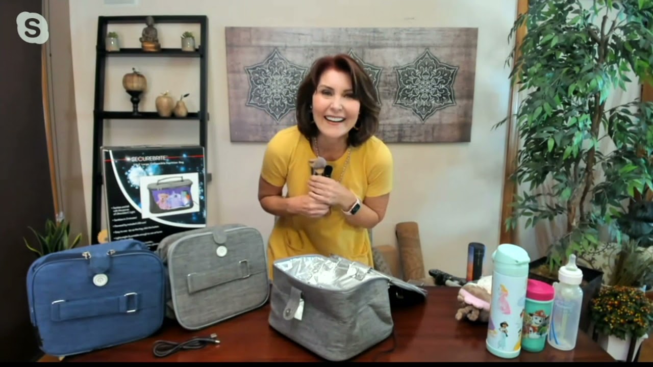 SecureBrite Portable UV-C Light Sanitizer Bag on QVC