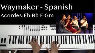 Video thumbnail of "Way Maker - Spanish | Tutorial de Piano"