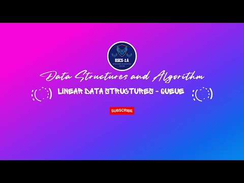 Linear Data Structures  -  QUEUE (Python Program)