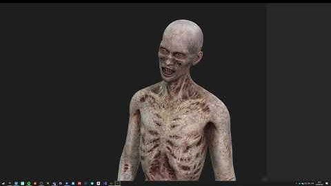 UE4 Short: Zombie facial mocap animation test
