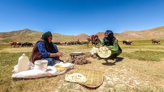 Baking Bread in Nature | Afghanistan Nomadic Life