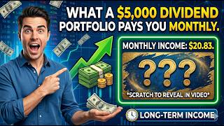 I Built a $5,000 Dividend Portfolio — Here’s the Monthly Income
