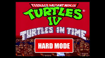 Teenage Mutant Ninja Turtles IV: Turtles in Time (Super Nintendo) - Hard Mode Playthrough