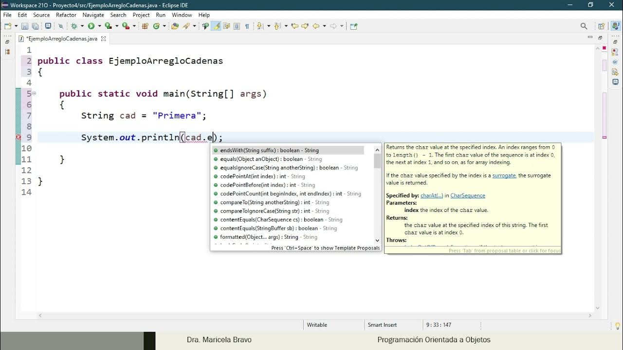 Arreglos de Cadenas en Java - YouTube