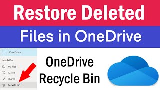 how to restore deleted files and folders in microsoft onedrive | onedrive recycle bin | onedrive