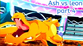 Pokemon journeys episode 132 | ash vs leon final battle part 4 | Pokemon journeys | #pikachu