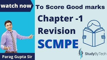 Parag Gupta | SCMPE Ch-1 Revision video: Watch Now To Score Good in CA Final | Scmpe | ca final