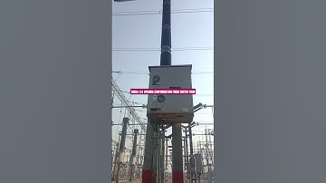500KV C.B opening confirmation from switch yard#power #substation #transmissionlines