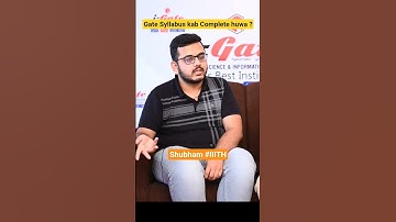 Gate Syllabus kab Complete huwa tha ? #gate #cse #igatebhilai