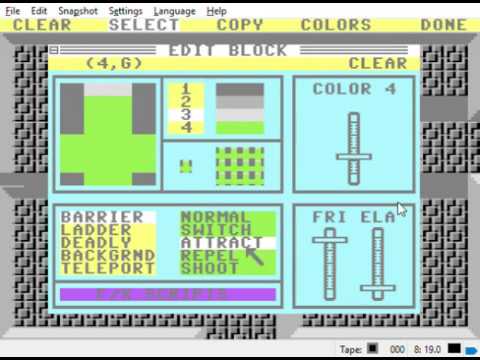 C64: Arcade Game Construction Kit Quick Usage Demo