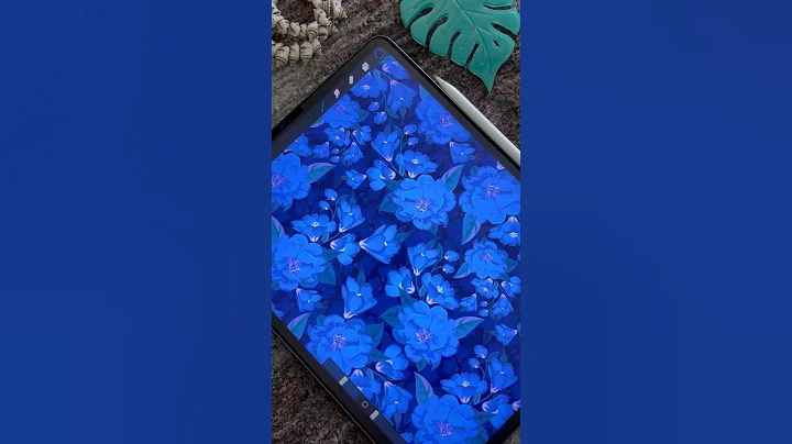 A New Seamless Pattern Design 🌸🧿☘️ #procreate #patterndesign #shorts #shortvideo #youtubeshorts