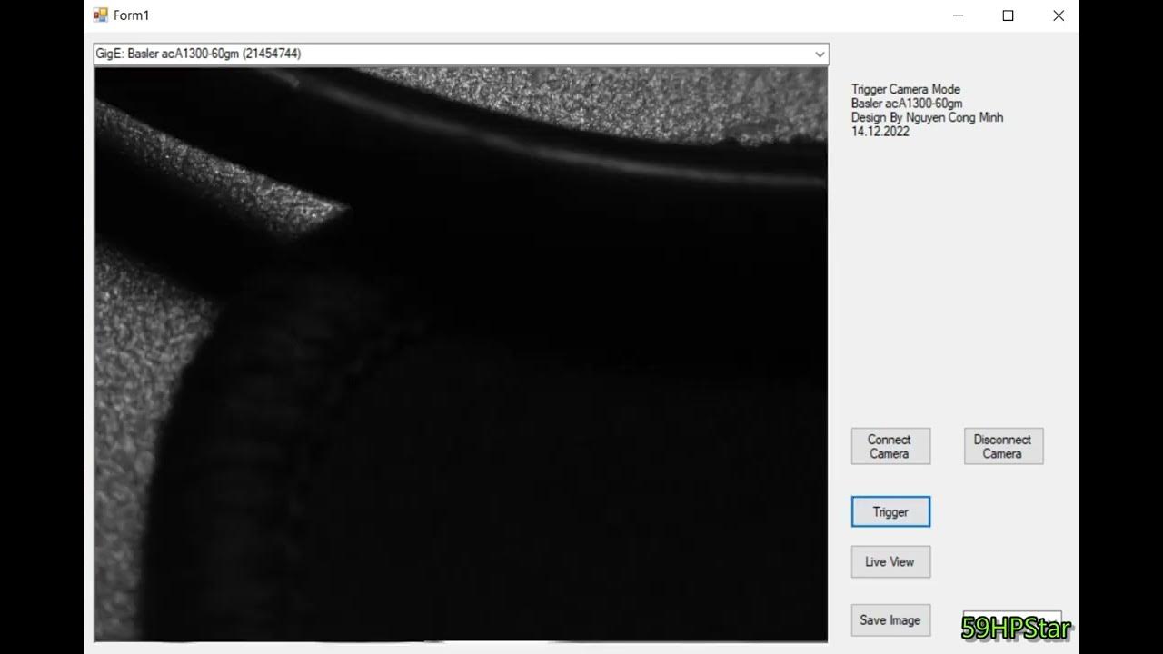 First Image Trigger/Continuous By MVS & Industrial Camera Basler
