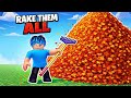 Forced to Rake TRILLIONS of LEAVES in Roblox...