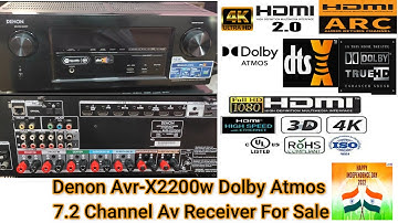 Denon AVR-X2200W 7.2-channel receiver with Wi-Fi®, Bluetooth®, Apple® AirPlay® and Dolby Atmos® Sale