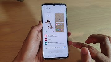 Galaxy S20/S20+: How to Enable / Disable Apply Dark Mode to Wallpaper
