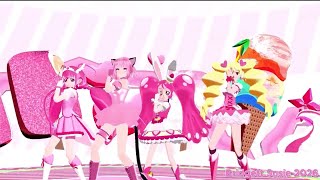 (MMD Nanoem) Pink Magical Girls - Solo