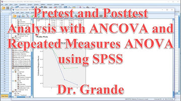 Pretest and Posttest Analysis with ANCOVA and Repeated Measures ANOVA using SPSS