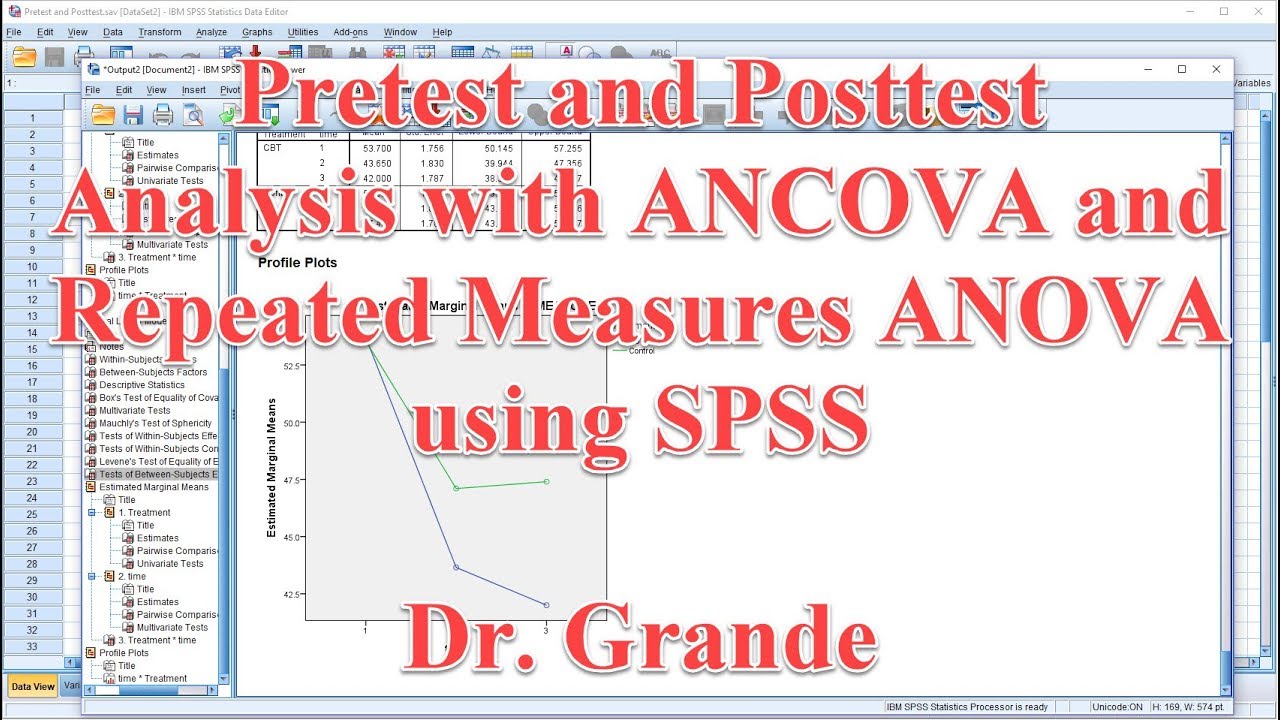 Pretest And Posttest Analysis With ANCOVA And Repeated Measures ANOVA pretest-and-posttest-analysis-with-ancova-and-repeated-measures-anova