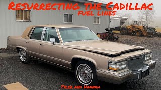 Resurrecting A Cadillac Brougham That Has Sat For 10 Years Part 2! Fuel Lines.