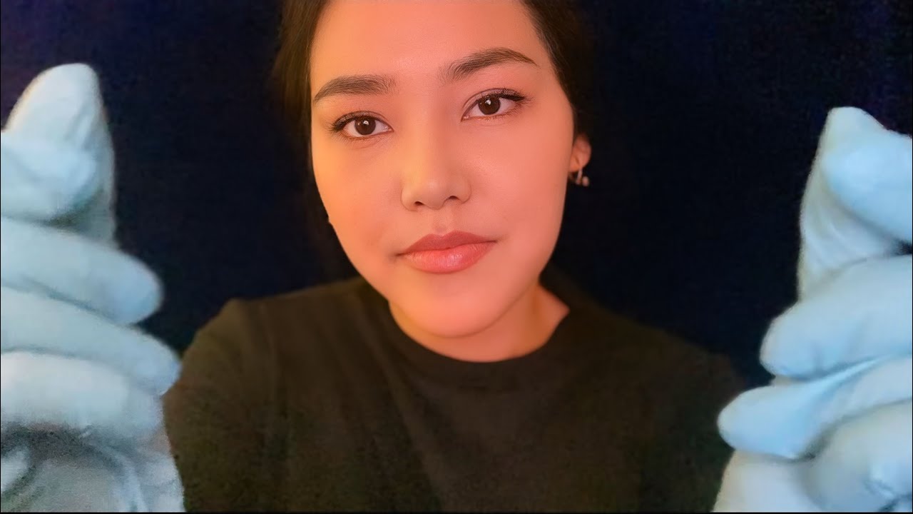 АСМР Массаж Лица в Перчатках💆‍♀️/ ASMR Face Massage with Gloves✨