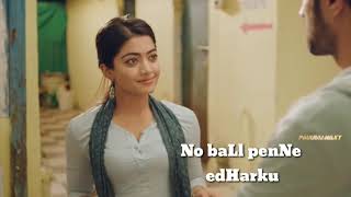 Rashmika mandanna tamil whatsapp status with lyrics in Paulraj milky creation