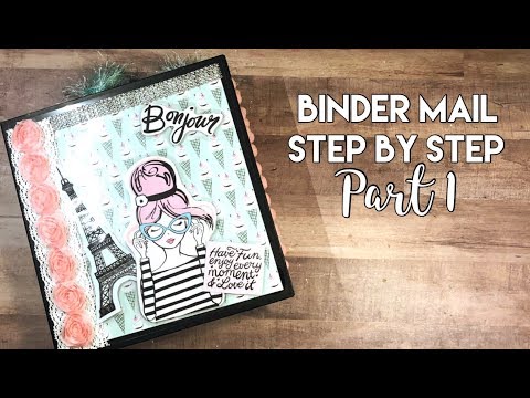 Binder Mail Step by Step // Part 1: Binder and Pages