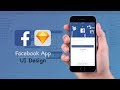 Design Facebook Application UI in Sketch - Part 1