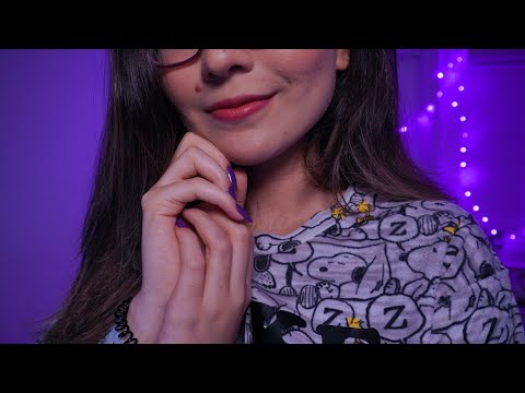 asmr | eu to aqui com você 💜 amiga te acalmando (voz suave e sussurros)