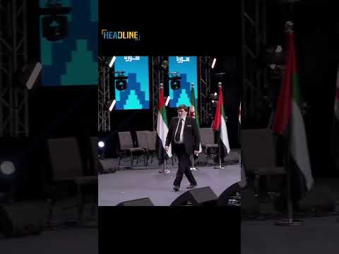 الإمارات تكرم الفنان القدير ياسر العظمة ضمن فعالية الإمارات ت حب سوريا هيدلاين